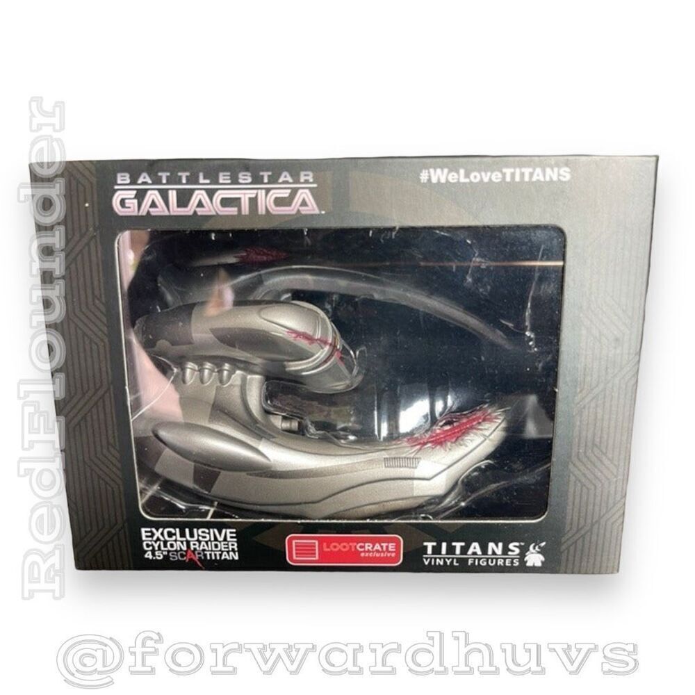 Battlestar Galactica Loot Crate Exclusive Cylon Raider 4.5" Scartitan Vehicle